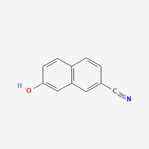 2-Naphthalenecarbonitrile, 7-hydroxy- - (130200-58-7)