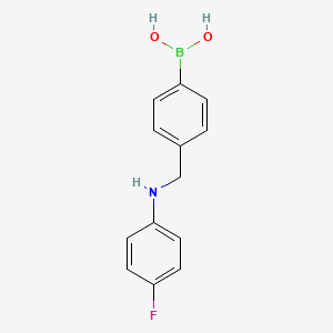 (4-(((4-fluorophenyl)amino)methyl)phenyl)boronic acid - (1310403-77-0)