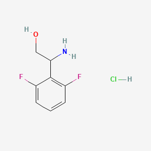 2-amino-2-(2,6-difluorophenyl)ethan-1-ol hydrochloride - (1311317-35-7)