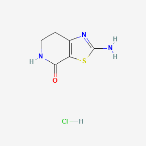 Thiazolo[5,4-c]pyridin-4(5H)-one, 2-amino-6,7-dihydro-, hydrochloride (1:1) - (1312412-89-7)
