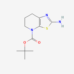 Thiazolo[5,4-b]pyridine-4(5H)-carboxylic acid, 2-amino-6,7-dihydro-, 1,1-dimethylethyl ester - (1313712-23-0)