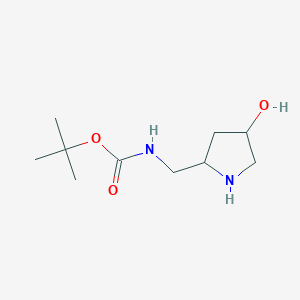 tert-Butyl (((2R,4R)-4-hydroxypyrrolidin-2-yl)methyl)carbamate - (1314605-34-9)