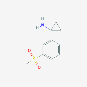 1-[3-(Methylsulfonyl)phenyl]cyclopropylamine - (1314645-93-6)