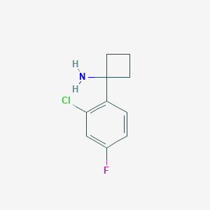 1-(2-Chloro-4-fluorophenyl)cyclobutanamine - (1314673-35-2)