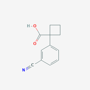 1-(3-cyanophenyl)cyclobutane-1-carboxylic acid - (1314744-75-6)