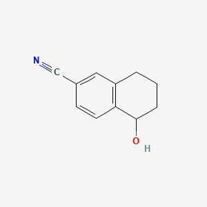 2-Naphthalenecarbonitrile, 5,6,7,8-tetrahydro-5-hydroxy- - (1315479-99-2)