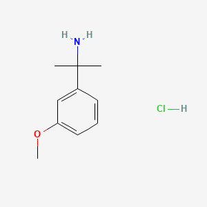 2-(3-METHOXYPHENYL)PROPAN-2-AMINE HYDROCHLORIDE - (1322200-79-2)