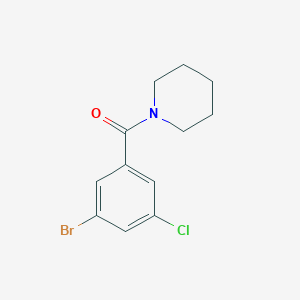 1-[(3-bromo-5-chlorophenyl)carbonyl]piperidine - (1327121-80-1)