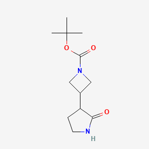 Tert-Butyl 3-(2-Oxopyrrolidin-3-Yl)Azetidine-1-Carboxylate - (1330765-33-7)