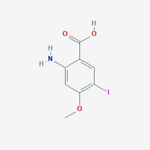 2-Amino-5-iodo-4-methoxy-benzoic acid - (1335203-40-1)