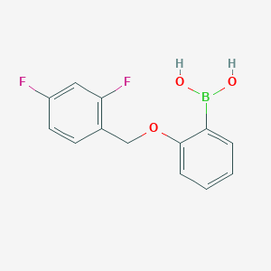 {2-[(2,4-difluorophenyl)methoxy]phenyl}boronic acid - (1335234-26-8)