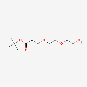 tert-Butyl 3-(2-(2-hydroxyethoxy)ethoxy)propanoate - (133803-81-3)