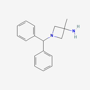1-(DIPHENYLMETHYL)-3-METHYL-3-AZETIDINAMINE - (133891-52-8)