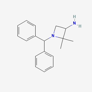 1-(diphenylmethyl)-2,2-dimethylazetidin-3-amine - (133891-73-3)