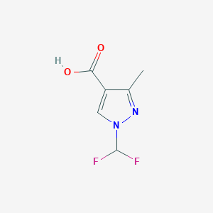 1-(difluoromethyl)-3-methyl-pyrazole-4-carboxylic acid - (1339559-21-5)