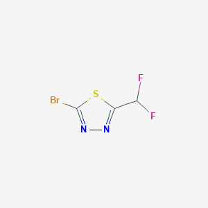 2-bromo-5-(difluoromethyl)-1,3,4-thiadiazole - (1340313-49-6)