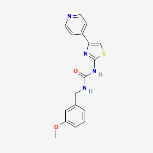 1-(3-Methoxybenzyl)-3-(4-(pyridin-4-yl)thiazol-2-yl)urea - (1342276-76-9)