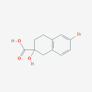 6-bromo-2-hydroxy-1,2,3,4-tetrahydronaphthalene-2-carboxylic acid - (1342559-20-9)