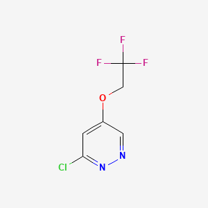 3-chloro-5-(2,2,2-trifluoroethoxy)pyridazine - (1346691-33-5)