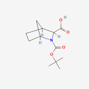 (3S)-2-(tert-butoxycarbonyl)-2-azabicyclo[2.2.1]heptane-3-carboxylic acid - (134795-25-8)