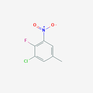 3-Chloro-4-fluoro-6-nitrotoluene - (1352457-29-4)