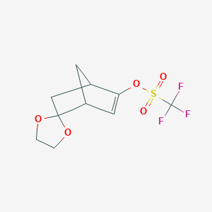Spiro[bicyclo[2.2.1]hept[5]ene-2,2闁炽儻鎷穂1,3]dioxolan]-5-ylTrifluoromethanesulfonate - (1352718-74-1)