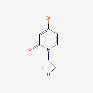 4-bromo-1-(oxetan-3-yl)-1,2-dihydropyridin-2-one - (1352754-13-2)