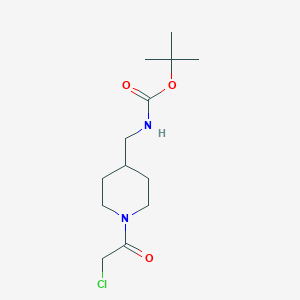 tert-Butyl ((1-(2-chloroacetyl)piperidin-4-yl)methyl)carbamate - (1353952-84-7)