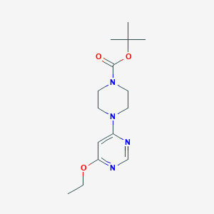 tert-butyl 4-(6-ethoxypyrimidin-4-yl)piperazine-1-carboxylate - (1353965-84-0)