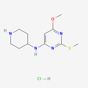 (6-Methoxy-2-Methylsulfanyl-pyriMidin-4-yl)-piperidin-4-yl-aMine hydrochloride - (1353977-82-8)