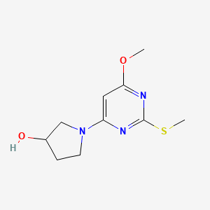 (R)-1-(6-Methoxy-2-(methylthio)pyrimidin-4-yl)pyrrolidin-3-ol - (1353995-31-9)