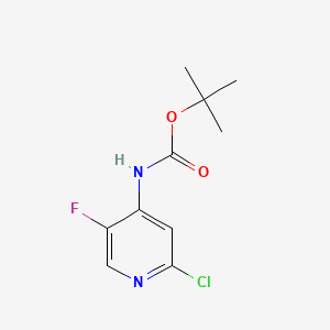 tert-butyl 2-chloro-5-fluoropyridin-4-ylcarbaMate - (1354223-67-8)