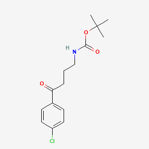 Tert-Butyl 4-(4-Chlorophenyl)-4-Oxobutylcarbamate - (1354651-37-8)