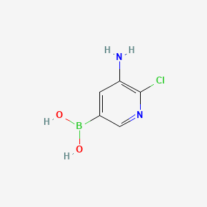 3-AMino-2-chloropyridine-5-boronic acid - (1354697-94-1)