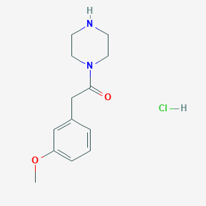 2-(3-methoxyphenyl)-1-piperazin-1-yl-ethanone;hydrochloride - (1356998-47-4)