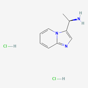 (-)-1-(Imidazo[1,2-a]pyridin-3-yl)ethanamine dihydrochloride - (1357354-71-2)