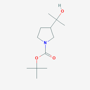 tert-butyl 3-(2-hydroxypropan-2-yl)pyrrolidine-1-carboxylate - (1357923-35-3)