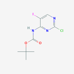 tert-butyl 2-chloro-5-iodopyriMidin-4-ylcarbaMate - (1359655-47-2)