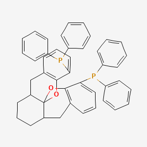 (+)-1,13-Bis(diphenyl)phosphino-(5aR,8aR,14aR)-5a,6,7,8,8a,9-hexahydro-5H-[1]benzopyrano [3,2-d]xanthene - (1360823-43-3)