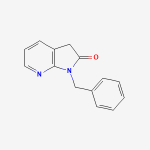 1-Benzyl-1H-pyrrolo[2,3-b]pyridin-2(3H)-one - (136257-31-3)
