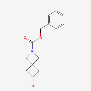 2-Azaspiro[3.3]heptane-2-carboxylic acid, 6-oxo-, phenylmethyl ester - (1363381-91-2)