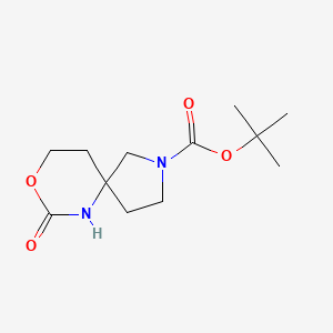 8-Oxa-2,6-diazaspiro[4.5]decane-2-carboxylic acid, 7-oxo-, 1,1-dimethylethyl ester - (1363382-08-4)