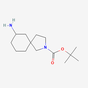 2-Azaspiro[4.5]decane-2-carboxylic acid, 7-amino-, 1,1-dimethylethyl ester - (1363382-19-7)
