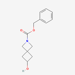 2-Azaspiro[3.3]heptane-2-carboxylic acid, 6-hydroxy-, phenylmethyl ester - (1363383-32-7)