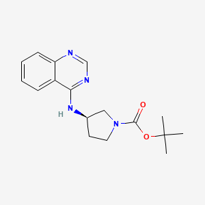 tert-Butyl (3R)-3-(Quinazolin-4-ylamino)-pyrrolidine-1-carboxylate - (1365937-63-8)