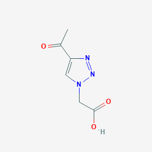 2-(4-acetyl-1H-1,2,3-triazol-1-yl)acetic acid - (1368356-52-8)
