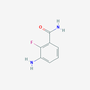 3-Amino-2-fluorobenzamide - (1369948-83-3)