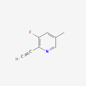2-ethynyl-3-fluoro-5-Methylpyridine - (1372103-91-7)