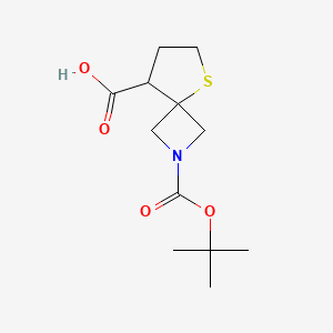 2-(Tert-Butoxycarbonyl)-5-Thia-2-Azaspiro[3.4]Octane-8-Carboxylic Acid - (1373029-39-0)