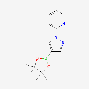 2-[4-(tetramethyl-1,3,2-dioxaborolan-2-yl)-1H-pyrazol-1-yl]pyridine - (1373616-12-6)
